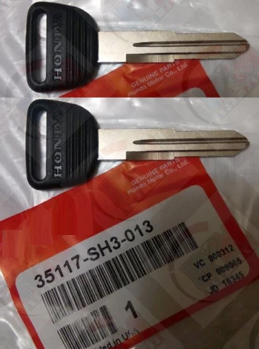 2 LLAVES DE ENCENDIDO GENUINO MASTER BLANK (PARA HONDA CIVIC CRX DEL SOL 35117SH3013) Foto 1 de 1