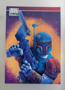 STAR WARS GALAXY Series 2 BOBA FETT PROMO P6 DELUXE TRADING CARD 1994 - Picture 1 of 2