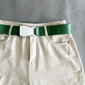 Fashion Belt With LOGO In Buckle Adjustive Lengh Max 115cm GREE COLOR - Picture 1 of 10