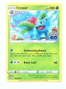 Ivysaur 002/078 (NM, Pokemon Card, Pokemon Go, 2022, Grass, Uncommon) - Picture 1 of 2