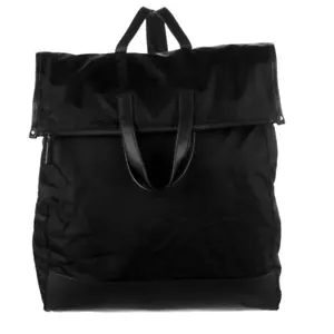 ATM Anthony Thomas Melillo Tote Backpack OS Foldable Convertible Black NWT - Picture 1 of 8