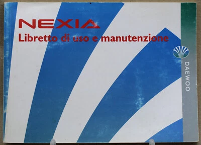 libretto uso manutenzione nexia daewoo - Immagine 1 di 4