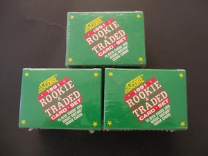 1991 SCORE ROOKIE & TRADED BASEBALL FACTORY SEALED LOT OF 3 SETS 110 CARDS EACH - Picture 1 of 2