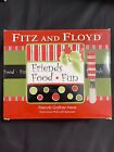 FITZ &amp; FLOYD Friends Gather Here Cheese Pate Caviar And Knife/spreader. Holiday
