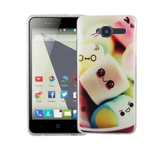 Handy Hülle für ZTE Blade L3 Marshmallows Tasche Case Cover Motiv Slim Bumper - Zdjęcie 1 z 2