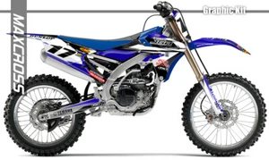 YAMAHA WR250F WR450F YZ250F YZ450F YZ250FX YZ450FX MAXCROSS GRAPHICS KIT MSPFX4 - Picture 1 of 3