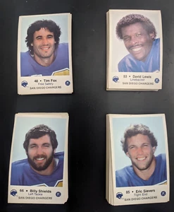 1982 San Diego Chargers Police Cards - You pick 1 - Fox, Sievers, Lewis, Shields - Picture 1 of 10