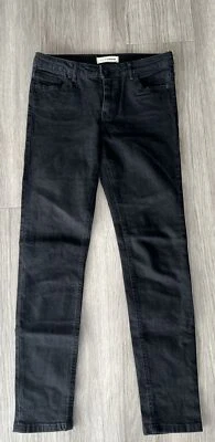 Pantalones de mezclilla ajustados negros Pimkie para mujer talla 34/S Foto 1 de 2