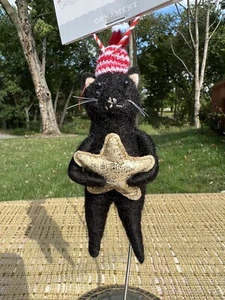 Target Wondershop~Black Cat 🐈‍⬛ Black Kitty 🐈‍⬛ 2023 Christmas Tree Ornament - Picture 1 of 8