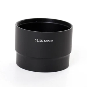 Tubo adaptador de filtro de lente UV/CPL/ND de metal de 58 mm para cámara S5 IS S3 IS S2 IS - Imagen 1 de 5