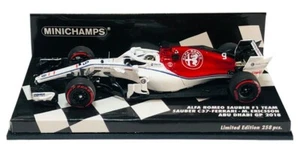 417182109 MINICHAMPS 1:43 AlfaRomeo Sauber Ferrari M.Ericsson Abu Dhabi GP 2018 - Picture 1 of 1
