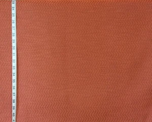 Orange tone on tone stripe Clarence House Fabric upholstery Salina BTY - Picture 1 of 1