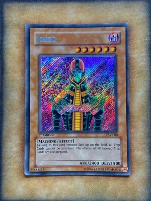 Yugioh Jinzo PSV-000 Secret Rare 1st Ed MP - Image 1 of 4