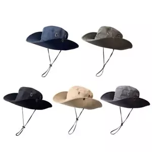 Sun Hat Bucket Cargo Safari Bush Boonie Summer Fishing Hat UPF 50 + HO T - Picture 1 of 23