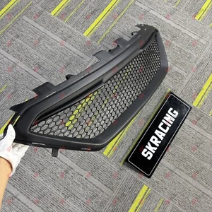 Front Upper Center Grill Matte Black Grille For Hyundai Sonata SE 2015 2016 2017 - Picture 1 of 8