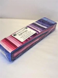 Hoffman Fabric Bali Pops Batik Strips Jelly Roll 40 - 2 1/2" Kool Aid BP-400 - Picture 1 of 2