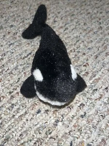 Sea World Shamu Orca Killer Whale Plush Toy Approx 7 inches - Picture 1 of 4
