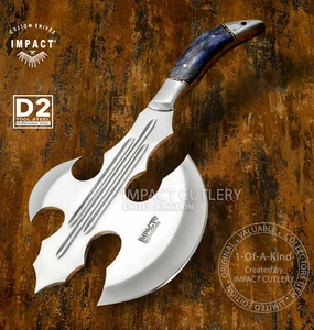 1-OF-A-KIND IMPACT CUTLERY CUSTOM FULL TANG TOMAHAWK HATCHET AXE KNIFE - Picture 1 of 13