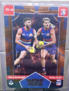 2023 AFL Team coach Fantasy Duos Western Bulldogs M Bontempelli & B Smith FD-18 - Picture 1 of 2