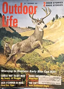 OUTDOOR LIFE Magazine November 1965 Deer Bass Stories Early Blur Ducks Cottontai - Imagen 1 de 5