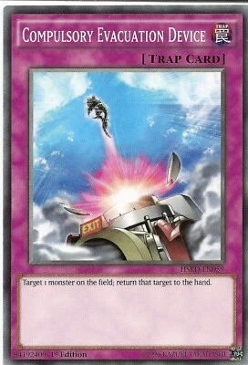 Compulsory Evacuation Device HSRD-EN058 Yu-Gi-Oh Card 1st Edition New - Image 1 of 3