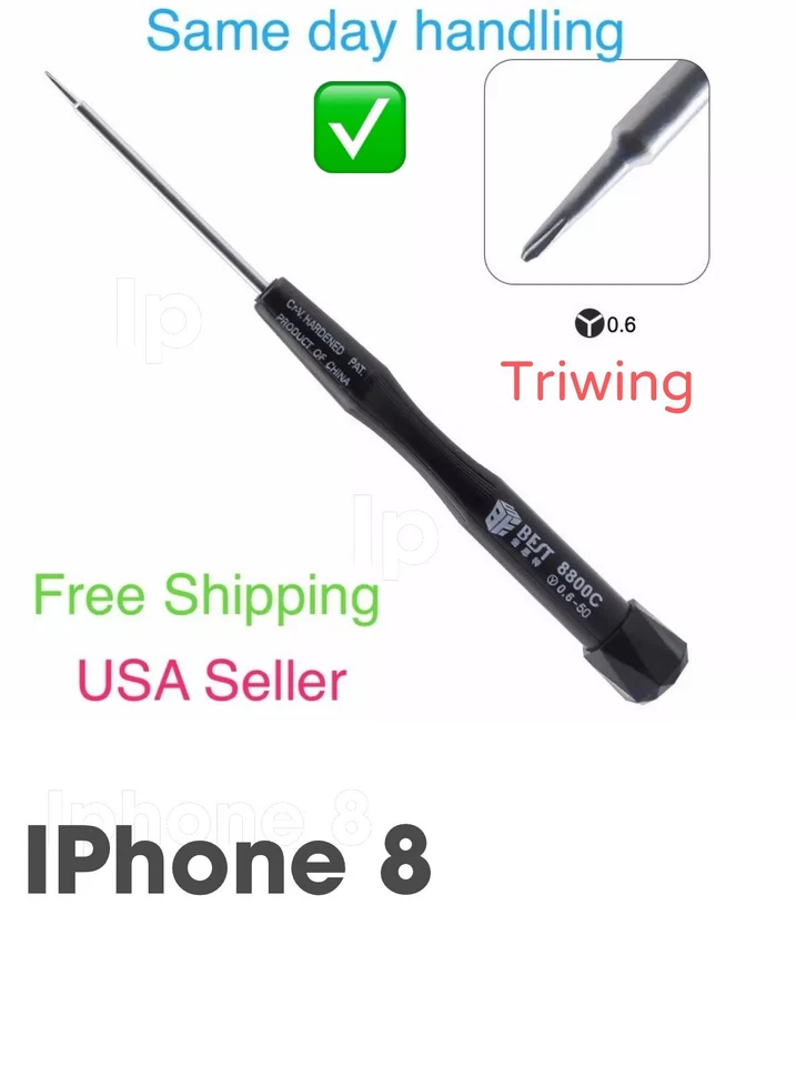 For iPhone 8 / Plus tri Screwdriver Y000 screen replacement tool magnified tip L - Image 1 of 1