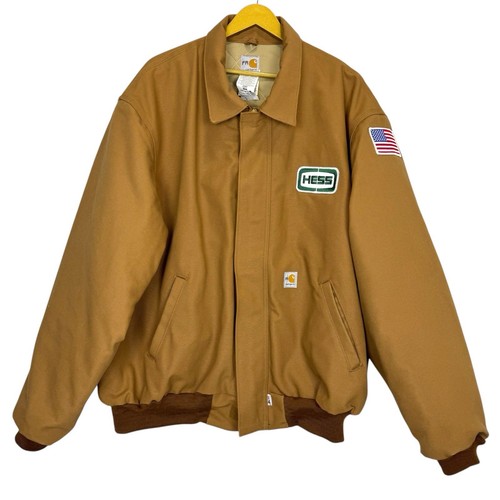 VETEMENTS Giacca bomber Carhartt FR tradizionale Duck trapuntata foderata in tela taglia 2XL marrone USA