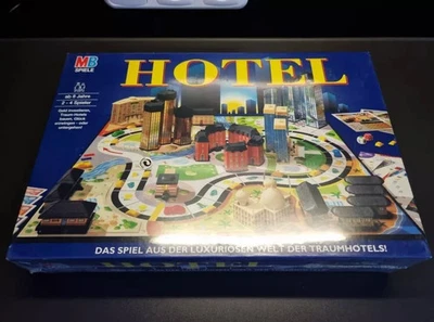 Hotel Spiel von MB aus dem Jahr 1996. Neu und verschweißt. Mega Mega Rarität !!! - Bild 1 von 2