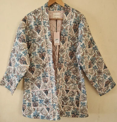Chaqueta Larga Laura Ashley Acolchada India Floral Kantha Algodón Talla M EUR 40/42 Foto 1 de 4