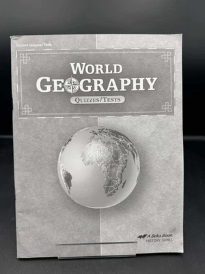 Abeka World Geography 6th Grade Quizzes And Tests Student Book 2nd Edition - Image 1 of 4