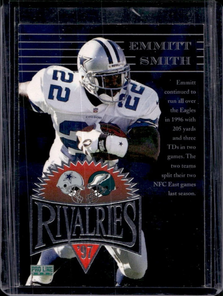 1997 Pro Line Emmitt Smith Ricky Watters #Rivalries #RV3 Cowboys Eagles - Image 1 of 2