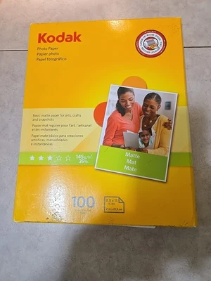 Kodak Photo Paper Matte 8-1/2 x 11 Inches 100 Sheets  - Image 1 of 2