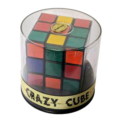 Vintage Kingston Crazy Cube Puzzle Game in Box Taiwan RUBIK'S - Image 1 of 3