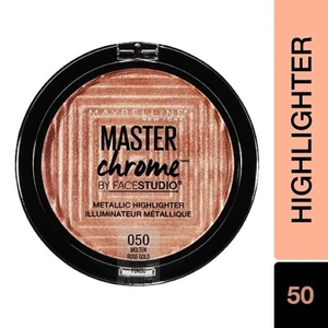 Maybelline New York Face Studio Master Chrome Metallic Highlighter - Rose Gold - Picture 1 of 6