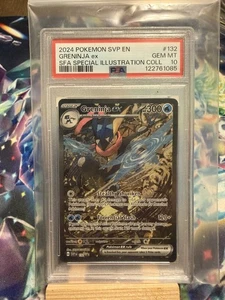 POKEMON CARD - GRENINJA EX SVP 132 SHROUDED FABLE COLLECTION BOX PROMO PSA 10 - Picture 1 of 2