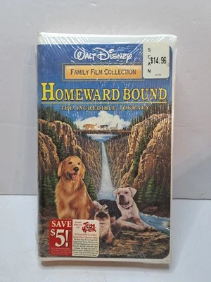 New SEALED Disney Homeward Bound The Incredible Journey (VHS, 1998, Clam Shell) Foto 1 de 4