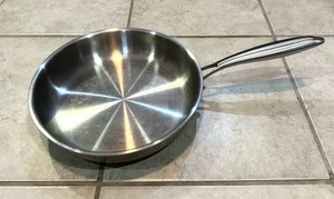 Delarlo Padella 10" 3 Strati Acciaio Inox 18/10 Frittura Resistente - Foto 1 di 7