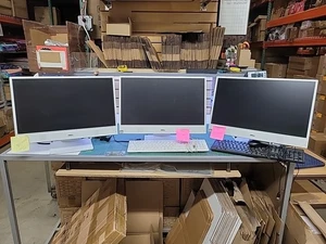 3 PCs Dell Inspiron 3275 AIO 21.5" Touch AMD A6-9225 2.60GHz - Picture 1 of 6