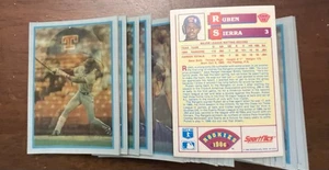 (40) Karten Gruppe Ruben Sierra 1986 Sportflics Rookies Set PSA 9 oder 10 ? - Bild 1 von 1