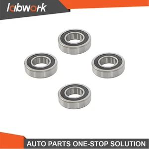 Labwork 62/32-2RS Deep Groove Bearings 4pcs 32x65x17mm Rubber Sealed Set - Picture 1 of 24