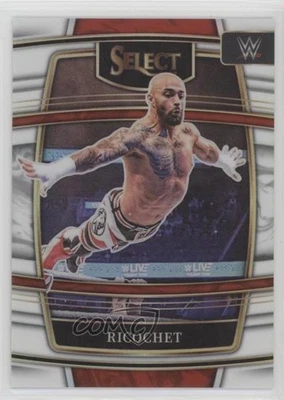 2022 Panini Select WWE Concourse White Prizm /99 Ricochet #26 - Image 1 of 2