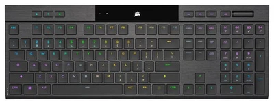 CORSAIR Gaming Tastatur K100 AIR Wireless QWERTZ Bluetooth schwarz B-WARE - Bild 1 von 4