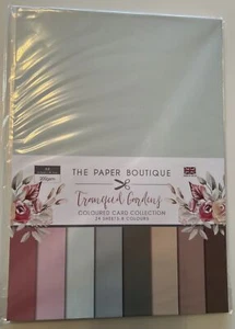 The Paper Boutique Ruhige Gärten farbige Kartensammlung 24 Blatt, 8 Farben - Bild 1 von 2