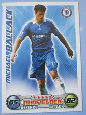 Match Attax 2008/09 Michael Ballack of Chelsea base card