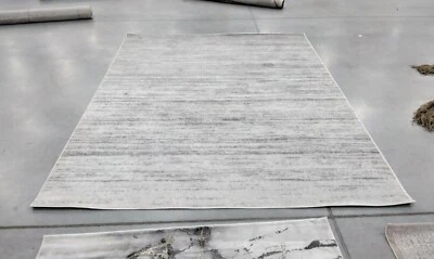 IVORY / SILVER 8' X 10' Flaw in Rug, Reduced Price 1172709568 ADR113B-8 - Image 1 of 4