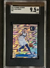 2019 PANINI Stickers #294 Foil STAR Iconic LUKA DONCIC (Low POP) MINT+ SGC 9.5 