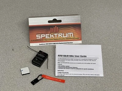 Spektrum AR6100EB / AR6100 2.4 GHz DSM2 Microlite 6-Channel Receiver - Image 1 of 4