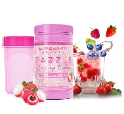 AuraWhite Beauty Dazzle Glopeptide Collagen 800g (Free Shaker) Whitening - Image 1 of 4