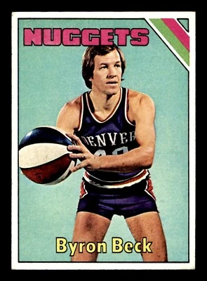 1975 Topps Basketball #258 Byron Beck EX/MT - Image 1 of 2