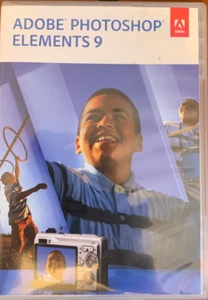 Vintage Adobe Photoshop Elements 9 Pc and Mac DVD With Serial - Picture 1 of 4